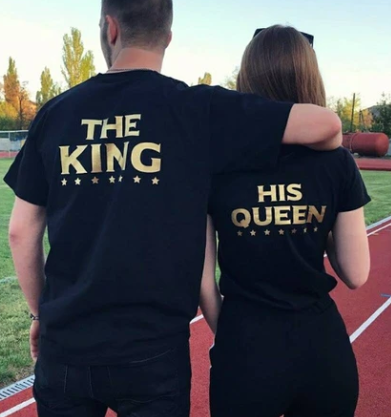 The King & His Queen - T-shirts 4 The Ladies Fashion